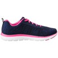 thumbnail image 4 of Skechers Women's Flex Appeal 2.0 Fashion Sneaker, Navy Pink, 7 M US, 4 of 6
