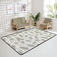 thumbnail image 4 of SKYSONIC Area Rug Beautiful Winter Leaves Acorns Nursery Rug Floor Mat Kids Playing Mat for Living Room Bedroom, 63x48 in, 4 of 6