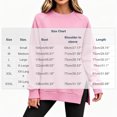 thumbnail image 3 of Binmer Women’s Solid Color Crew Neck Raglan Long Sleeve Sweatshirt, Casual Pullover Top With Side Slit Hem,Sizes S-3XL, 3 of 9