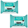(2 pack) (2 pack) Neutrogena Deep Clean Micellar Cleansing Makeup Remover Wipes, 25 Count