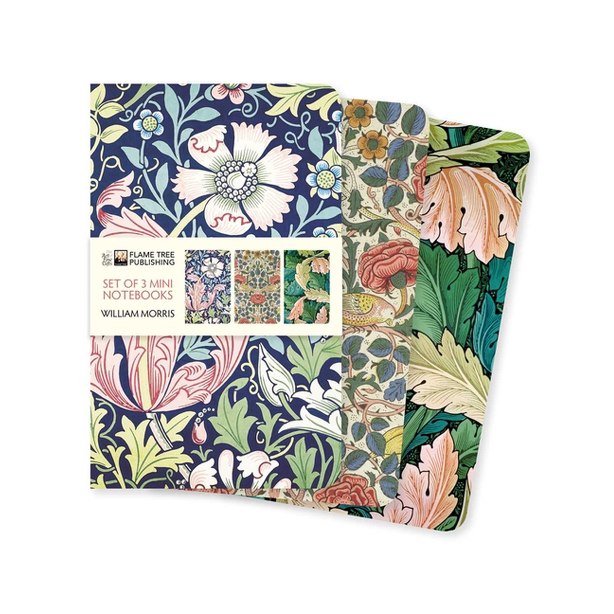 Mini Notebook Collections William Morris Set of 3 Mini Notebooks (Paperback)