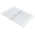 thumbnail image 2 of Transparent Binder, Storage Folder Badge Storage Book Collection Coin Sorting Transparent Collection Book 6 Pages  For Coins For Photos For Badges Shell + 6 Hole Inner Page,Shell, 2 of 8