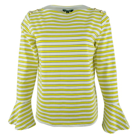 Women's Petite Bell-Sleeve Top WM PS