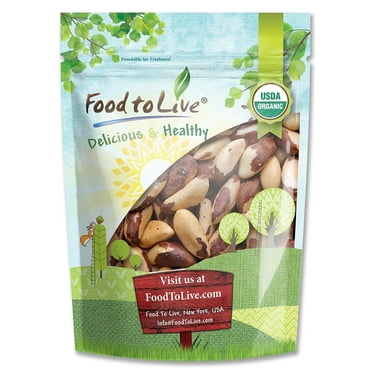 Organic Brazil Nuts, 4 Pounds — Non-GMO, Raw, Kosher, Vegan — by Food to Live