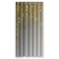 thumbnail image 1 of EREHome Christmas Falling snow snowflake Shower Curtain Bathroom Waterproof Home Decor 36x72 Inch, 1 of 1