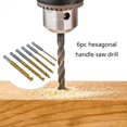 thumbnail image 2 of ROCKROK 6Pcs Hexagonal Shank Drill Kit Precision Alloy Steel for Professional Use, 2 of 8