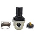 thumbnail image 1 of Air Pressure Regulator Relief Valve 0.05‑0.8MPa Controller Aluminium Alloy with Gauge3/8in, 1 of 14