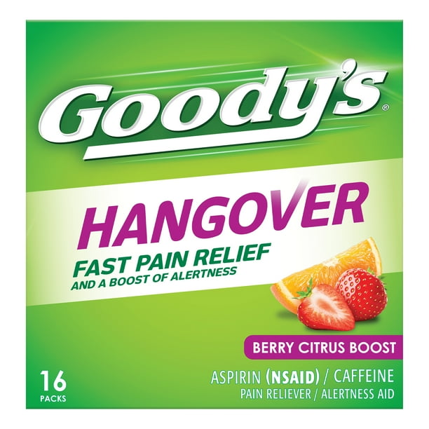 Goody's Powders, Fast Pain Relief & Alertness Boost, Berry Citrus