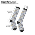 thumbnail image 2 of Yiaed Colorful Mandalas Print Great elasticity Adult Stockings Sports socks for Men and Women, 2 of 6