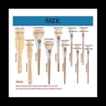 thumbnail image 7 of 10 PCS Assorted Size Paint Brush Gilding Brush Hair Duster Flat Brush Sweep Mops for Watercolor, Wash, Ceramic, 7 of 7