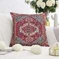 thumbnail image 3 of Boho Floral and Modern Paisley Decorative Throw Pillows - 18x18 Inch Set of 2 Covers for Bedroom and Outdoor Décor, 3 of 7