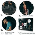 thumbnail image 3 of Designart "Group Training For Bodybuilding" Aerobic & Bodybuilding Floater Framed Canvas Art Print, 3 of 5