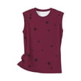 thumbnail image 4 of WZXFASHION Débardeur Mode Femme Confortable Décontracté Imprimé Col Rond Liquidation, 4 of 4