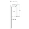 thumbnail image 4 of Azar 2" x 6" Plastic Adhesive-Back C-Channel Nameplates Clear 10/Pack 199607, 4 of 4