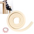 thumbnail image 4 of Protector De Borde A Prueba De Bebés, Protectores De Borde De Escritorio Amigables Con La Piel Diseño Cómodo Y Duradero En ángulo Recto Para La Seguridad Del Hogar ANGGREK Beige, 4 of 8