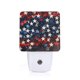 thumbnail image 1 of Balery Red Blue White Stars Luz Nocturna LED con Sensor Automático, Enchufe con Sensor Crepuscular, Luz Suave de 0.5W para Dormitorio, Pasillo, Baño-UK, 1 of 7