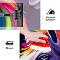 thumbnail image 5 of Rainbow Unicorns , Absorbent Kitchen Mat Rug, Washable, 15.7"x59" Rectangular - Ideal for Kitchen Mats, 5 of 6