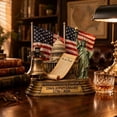 thumbnail image 6 of Wooden Patriotic Decor Figurine, 250th Anniversary of US Independence, 1 Piece Decorative Sculpture, for Home Living Room Desktop Indoor Independence Day Holiday Decoration, 6 of 6