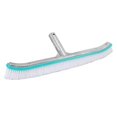 thumbnail image 2 of 18in Swimming Pool Brush Plastic Nylon Stainless Steel Cleaning Tool for Wall Floor Lake Blue, 2 of 5