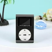 Blasgw Portable MP3 Player, Mini USB LCD Screen MP3 Card Support Sports Music Player Black
