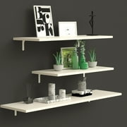 Shelf Kit White 36 in. D x 10 in. L x 0.6 in. H