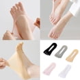 thumbnail image 2 of Women's Not Show Toe Socks Invisible Low Cut Liner Socks with Toes Separated for Athletic Running Five Finger Sock, 2 of 9