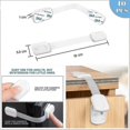 thumbnail image 2 of Furniture Locks Child Safety Door Locks, 10 Pieces Baby Safety Door Locks, 2 of 5