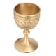 thumbnail image 5 of Cáliz dorado estilo Retro en relieve latón grueso lujoso y elegante copa de proxeneta para fiesta banquete boda, 5 of 12