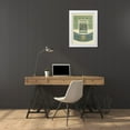 thumbnail image 3 of Vision Studio 25x32 White Modern Wood Framed Museum Art Print Titled - Blue Oriental Designs IV, 3 of 4