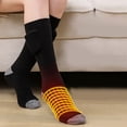 thumbnail image 2 of LAMDAWE Chaussettes Chauffantes pour Hommes et Femmes, Chaussettes Électriques jusqu'à 8 Heures, Chaussettes Chauffantes Rechargeables avec 3 Réglages de Chaleur, Chaussettes Plus Chaudes pour le Camping, la Randonnée, le Ski, la Marche, la Pêche, le Travail Extérieur, 2 of 4