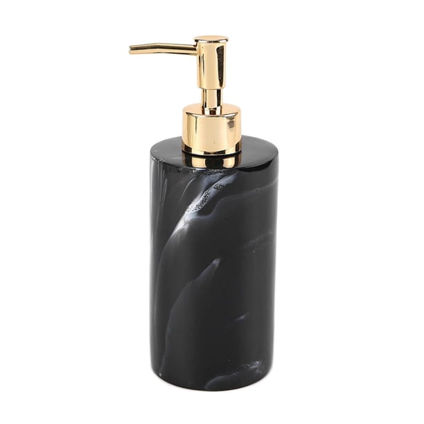 1 dispensador de jabón líquido de imitación para encimera de cocina. 350ml negro