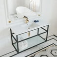thumbnail image 6 of Pierre 36 Single, Metal Frame, Open Shelf, Bathroom Vanity, 6 of 13