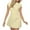 Yellow, variant on Giftesty Summer Dresses for Women Casual and Fashionable Solid Waistband Slim Pocket Less Sleeveless Round Neck Dress