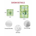thumbnail image 7 of St. Patrick's Day Kitchen Dish Towels for Drying Dishes Set of 4, Green Shamrock Watering Can Leaf Plaid Waffle Weave Microfiber Hand Tea Bathroom Towels Quick Dry & Absorbent Towel 15.7x23.6, 7 of 7