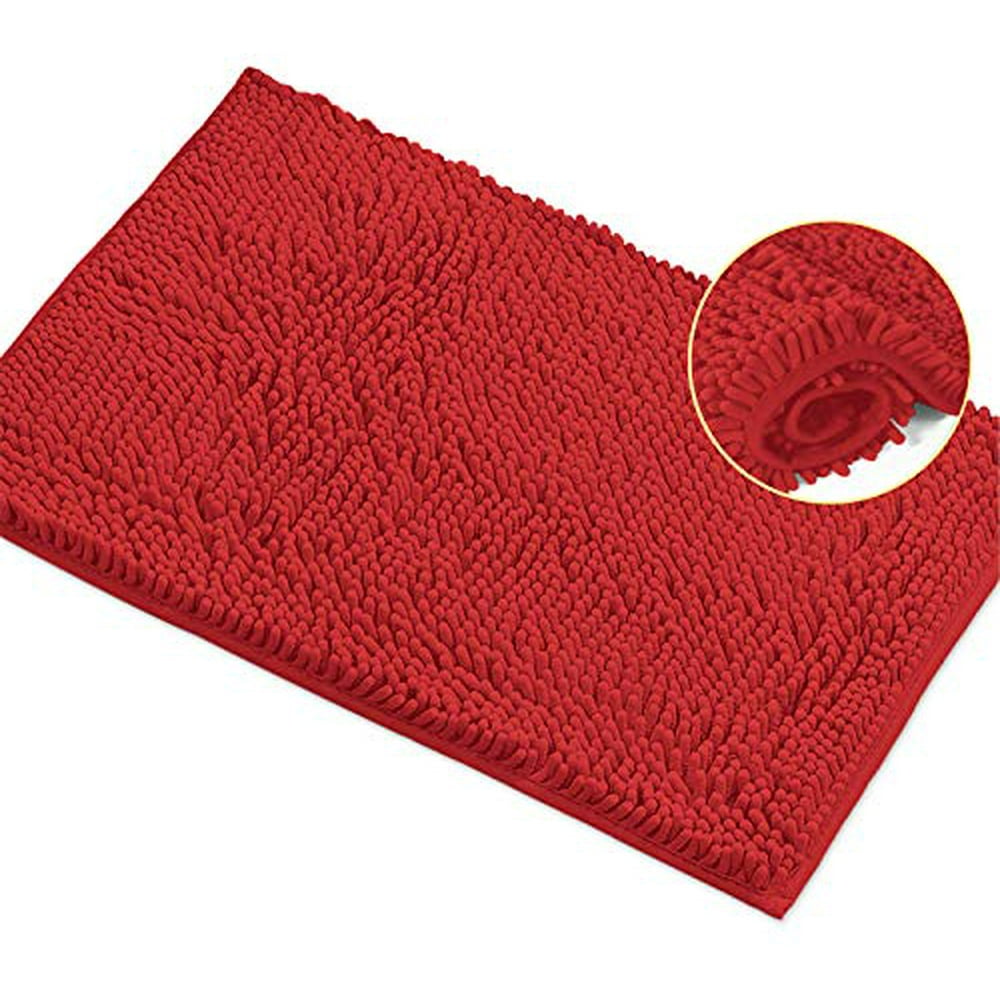 Bath Mat By LuxUruxExtraSoft Plush Bath Shower Bathroom Rug,1