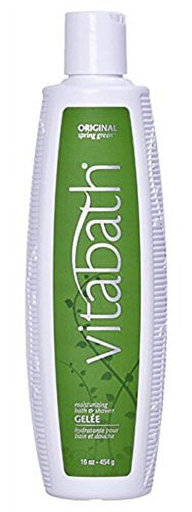 Vitabath Original Spring Green Moisturizing Bath & Shower Gelée, 16 Oz.