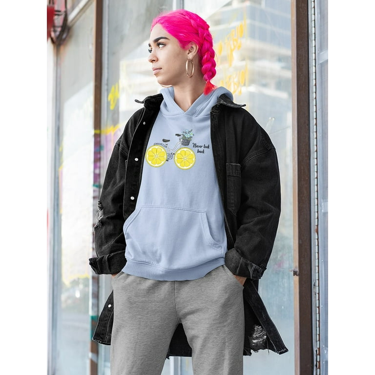 Lemon hoodie women's cheap