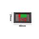 thumbnail image 2 of Medidor De Voltímetro Voltímetro de doble pantalla Indicador de capacidad de la batería Monitor de panel de voltios del automóvil, 2 of 5