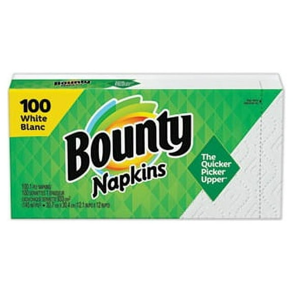 Quilted Napkins 1-Ply, 12.1 x 12, White, 100/Pack