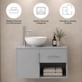 thumbnail image 4 of Mueble de Baño Flotante Completo Ninon Home EGO con Lavabo y Monomando GRIS, 4 of 6