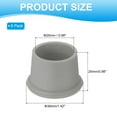 thumbnail image 2 of Uxcell Silicone Wine Stoppers, Reusable Bottle Cover Wine Corks Bottle Caps Wine Saver Seal Keep Fresh for Beer Beverage Drink Gray, 2 of 7