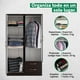 thumbnail image 4 of Armario Closet Para Recámara Ropero Minimalista Con 4 Puertas Y 2 Cajones Kingshouse marron 4, 4 of 9