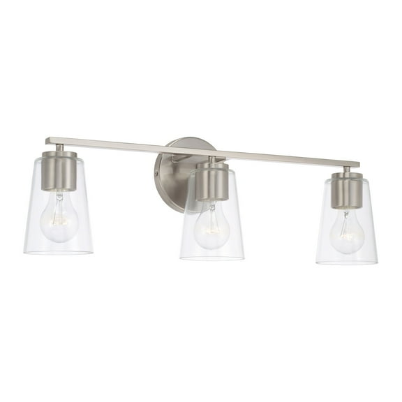 Capital Lighting 148631-537 Portman 3 Light 25" Wide Vanity Light - Nickel