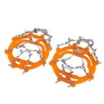 thumbnail image 4 of Crampons, Snow Ice Crampons Orange TPE Steel  for Hiking, 4 of 8