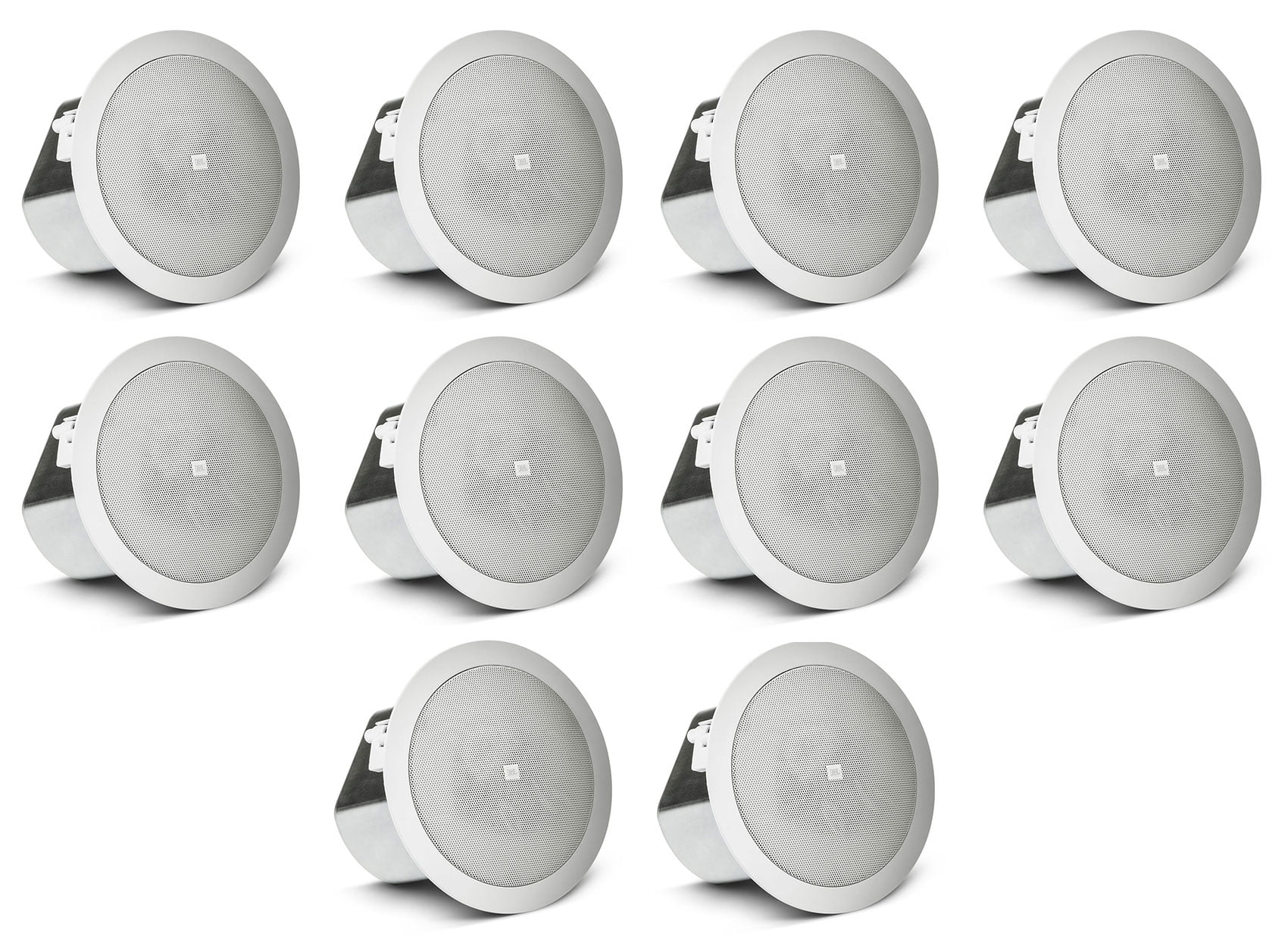 Pair JBL CONTROL 12C/T 3" 15w 70v In-Ceiling Speakers For Restaurant/Bar/Cafe 