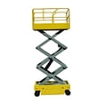 thumbnail image 2 of Xuanheng Lift Aerial Work Platform Model 1/64 Authentic for Sand Table Workshop Scene yellow new, 2 of 8