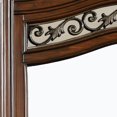 thumbnail image 4 of Wooden Mirror with Carvings and Molded Details, Brown, 4 of 5