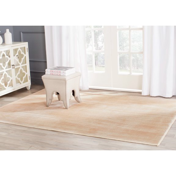 Safavieh Infinity Alexis Striped Polyester Area Rug, Beige/Yellow, 5'1" x 7'6"