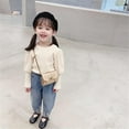 thumbnail image 3 of Actoyo 1-6T Kids Baby Girls Puff Sleeves Sweater Knit Tops Winter Clothes Outfits Coat, 3 of 6