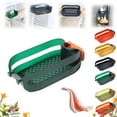 thumbnail image 2 of JWDX Wire Shelving, 2 in 1 Household Sink Storage Rack 2 in 1 Household Sink Sponge Rack Kitchen Sink Storage Rack Kitchen Sink Caddy Storage Rack Kitchen Sink Storage Rack, 2 of 2